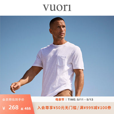 Vuori秋季新款男式T恤衫