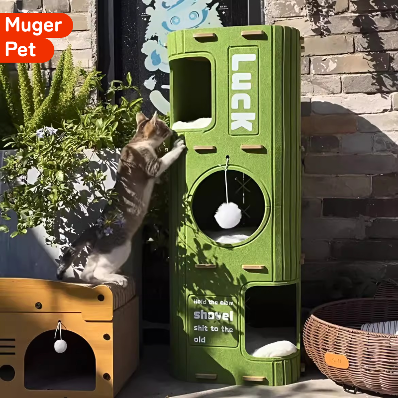 猫窝四季通用上下两层封闭式安全感猫床猫咪睡窝宠物小猫躲避屋洞