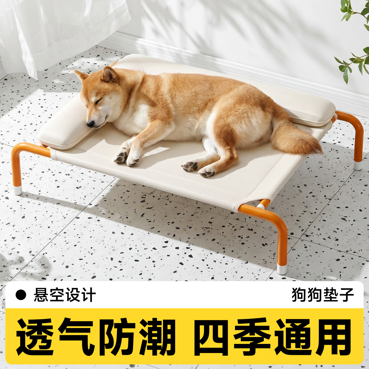 狗狗行军床离地狗窝夏日睡窝图片