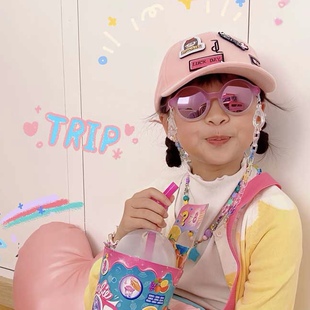 哇塞女孩棒球帽DIY棒球帽百搭可爱机灵姐同款好物机灵姐周边