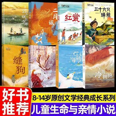 江上谁家青少年三十六只蜂箱青禾已秀你好海鸥班冷湖上的拥抱二月谣红裳缝狗驯鹿营地伍剑亲情儿童文学8-15岁四五六年级小学生书籍