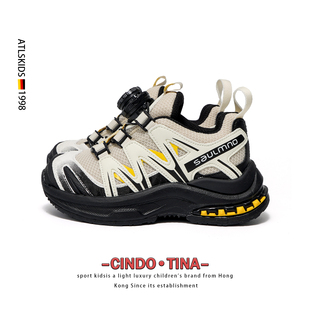 官网saulmnokids儿童登山鞋防滑男童运动鞋软底女童老爹鞋透气潮
