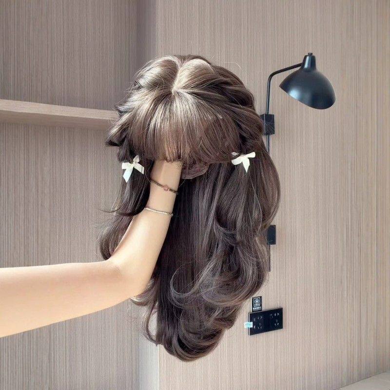 【波浪卷】假发女日常公主头编发lolita齐刘海高层次长卷发全头套