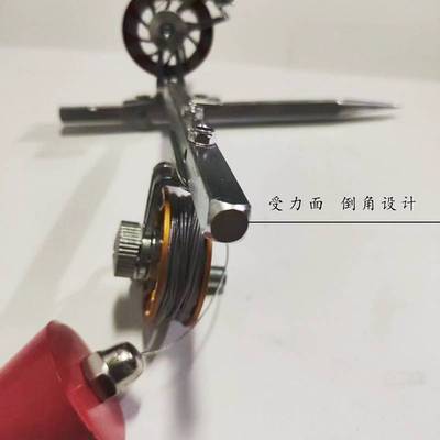 新款木工吊线坠滑轮线坠木工专用吊线锤吊线神器高精度掉线陀线锥