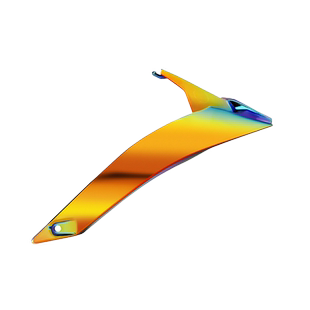 MOTORAX摩雷士R50S原厂彩包尾翼彩色可更换原厂大尾翼多色可选