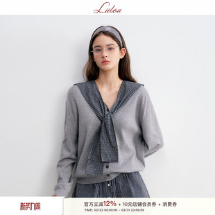 全棉时尚 Liilou 知识分子 fit 百搭格纹披肩 clean