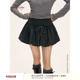 Geek chic 撞色抽绳 Liilou 高腰挺阔花苞毛呢短款 半身裙