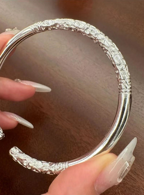 新款如意金箍棒手镯个性霸气实心