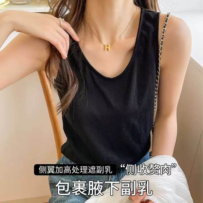 亲氧吊带背心女高档棉麻新款