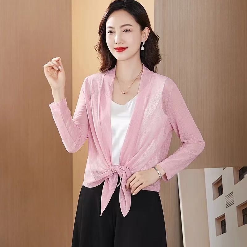 减龄显年轻夏季新款防晒披肩开衫外套夏配裙子上衣外搭妈妈小外套