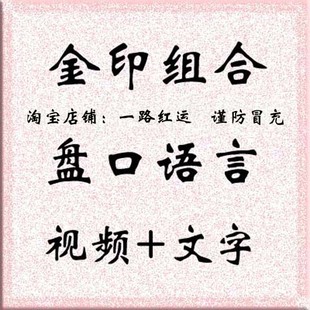 翁富 金印组合 盘口语言视频教程+全套技术资料