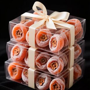 广西带霜圆柿饼恭城月柿饼霜降柿饼非陕西富平柿饼子柿饼独立包装