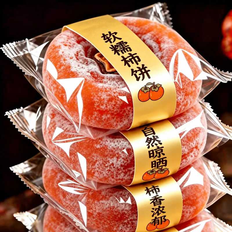 广西霜降柿饼柿饼地道农家降霜新鲜柿子霜降流心年货糖心袋装