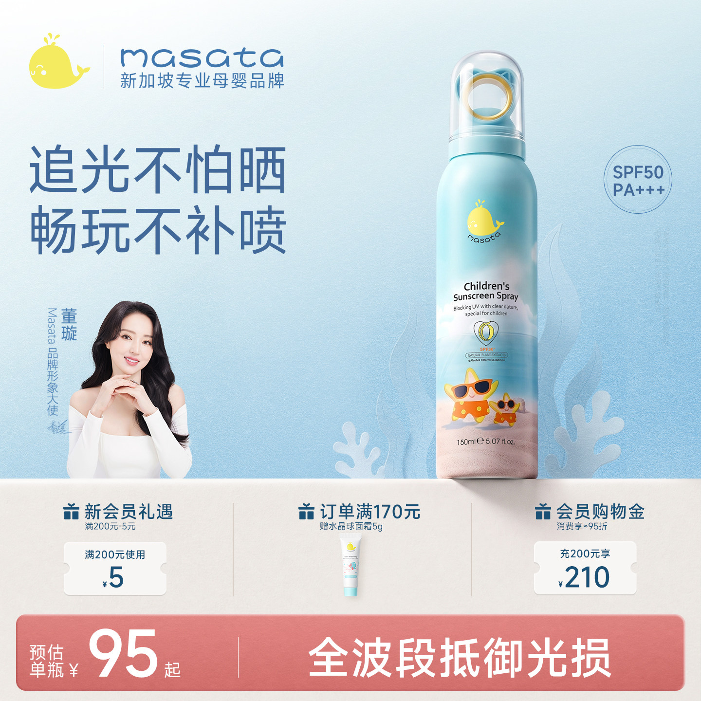 开学必备丨防晒喷雾50倍防紫外线图片