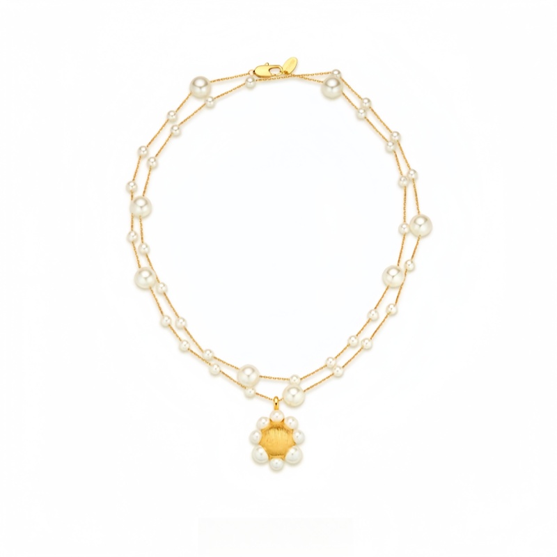 【沈月赵露思石凯同款】海屿系列 海花珍珠耳环高级感珍珠项链