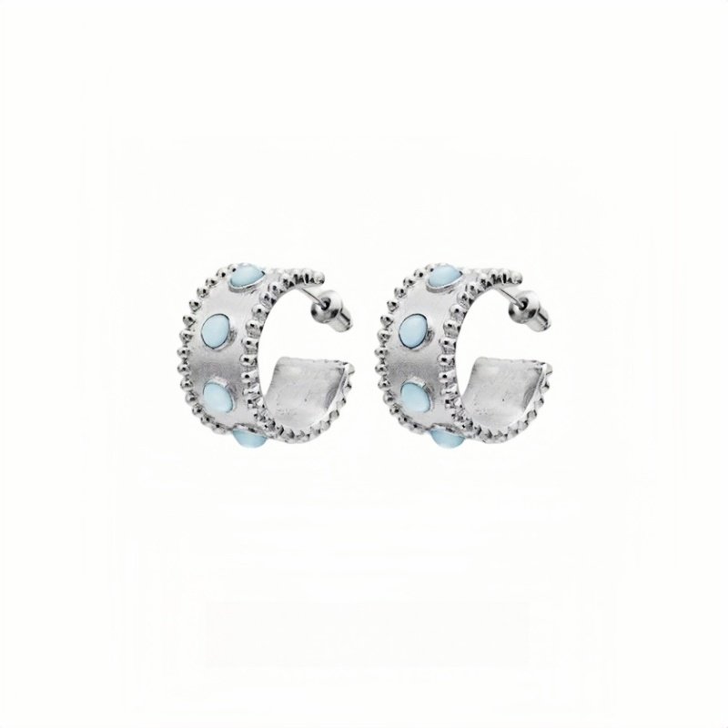 月光系列 海蓝宝925银针耳环原创高级感设计耳钉女轻奢礼物,饰品/流行首饰/时尚饰品新,耳环,淘宝优惠券,粉丝福利购,淘宝优惠卷