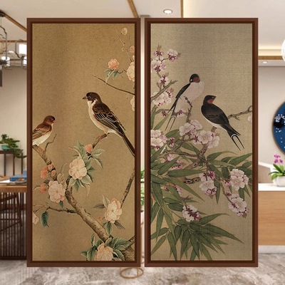 国风装饰磨砂玻璃门贴膜防窥贴纸