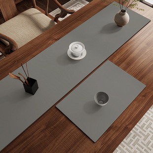 简约风硅藻泥纯色桌旗茶席垫布茶桌专用吸水茶垫茶台桌布隔热垫子