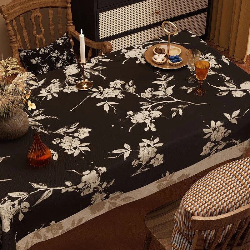 餐桌垫防油防水防烫耐高温桌布免洗长方形茶几台布轻奢高级感桌垫,居家布艺,桌布,淘宝优惠券,粉丝福利购,淘宝优惠卷