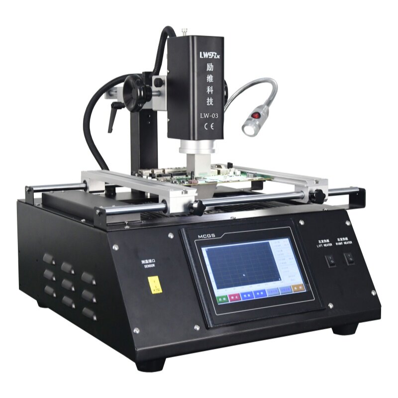 Original Liwei Technology LW-03 Instrument Three-Zone BGA Rework Station Laptop Desktop Chip Rebuild Station