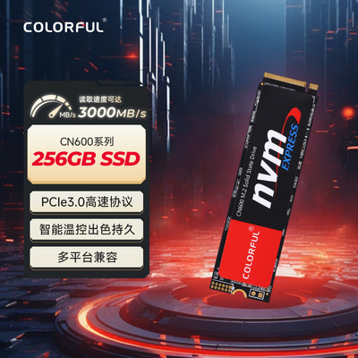 七彩虹m2nvme高速固态硬盘CN600笔记本256g1tb台式电脑装机pcie3