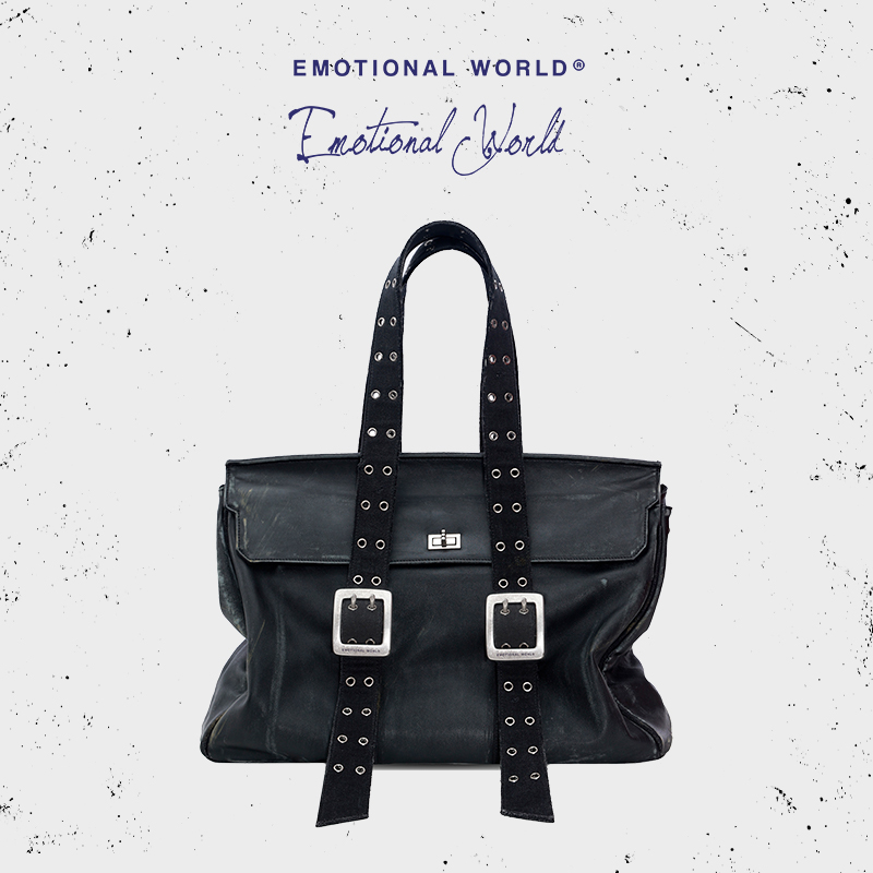 Emotional world2025年春夏新款头层牛皮通勤休闲手提单肩包