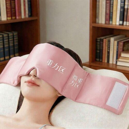夏季冰丝重力眼罩睡觉遮光神器睡眠专用缓解办公室疲劳午休助眠