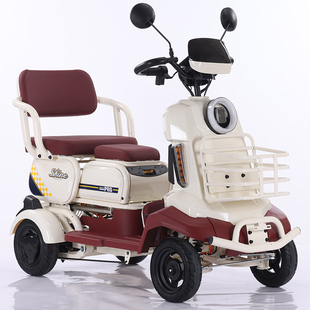 老年人代步四轮车女士电动四轮车旅游小巴士观光车女士电动四轮车
