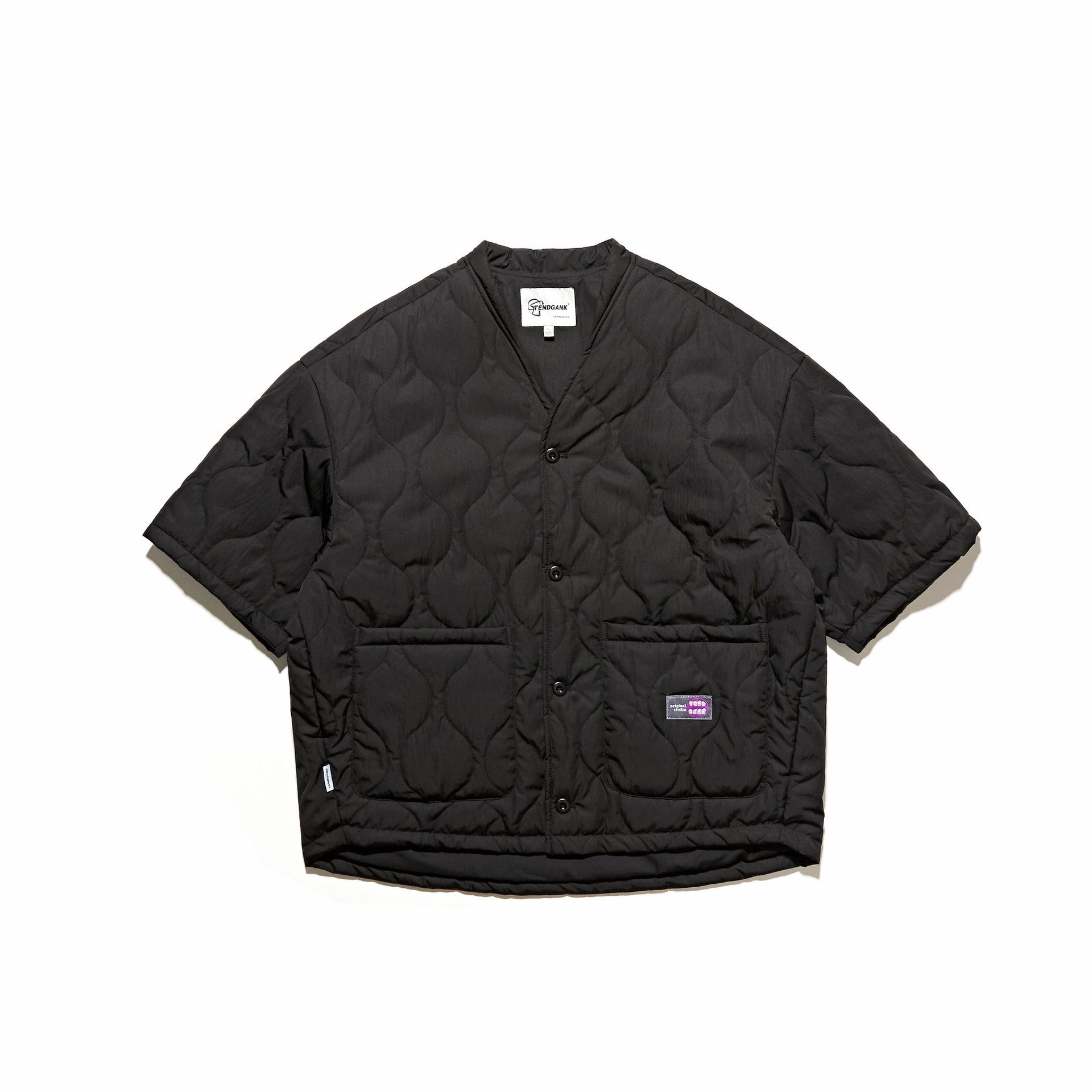 复古加厚半袖道袍外套棉服宽松型