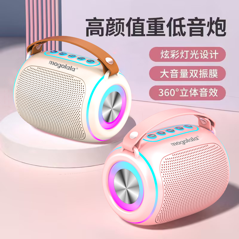 音响麦克风无线蓝牙一体式便捷户外家庭k歌亲子迷你嗨玩套装神器