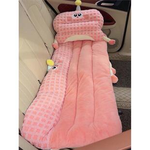 秋冬新款季卡通可爱毛绒一体式座垫汽车坐垫通用加厚保暖座椅垫