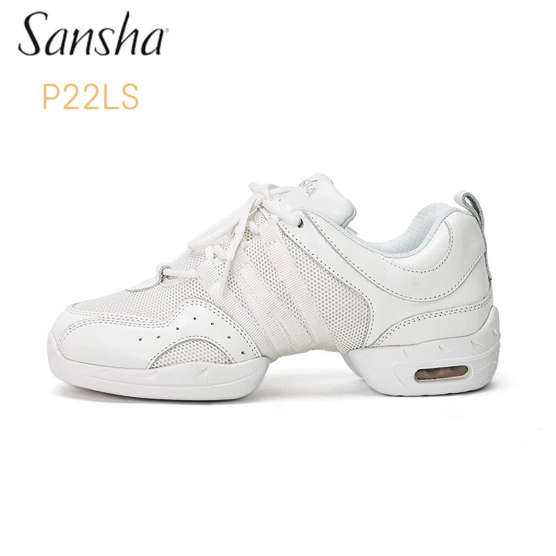 Sansha/三沙现代舞鞋 女广场舞鞋网面运动舞蹈鞋分底气垫跳舞鞋