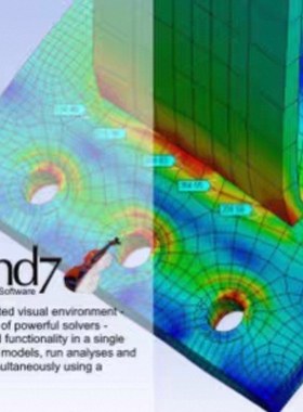 Strand7机械建筑钢结构通用有限元分析传热分析免加密锁远程安装