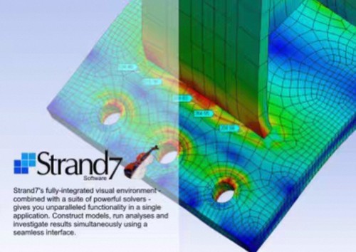 Strand7机械建筑钢结构通用有限元分析传热分析免加密锁远程安装