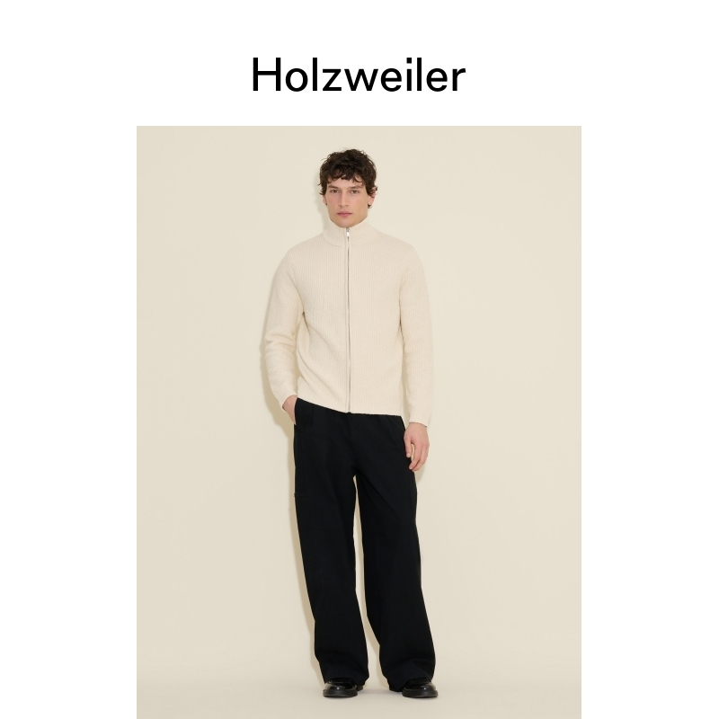 【新品发售】Holzweiler男士24秋冬新款Atlantic拉链针织开衫