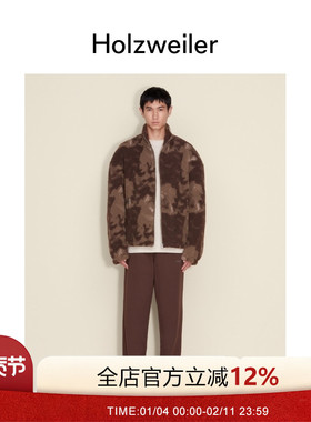 [春夏新款]Holzweiler男士春夏新款Arcadia迷彩抓绒夹克