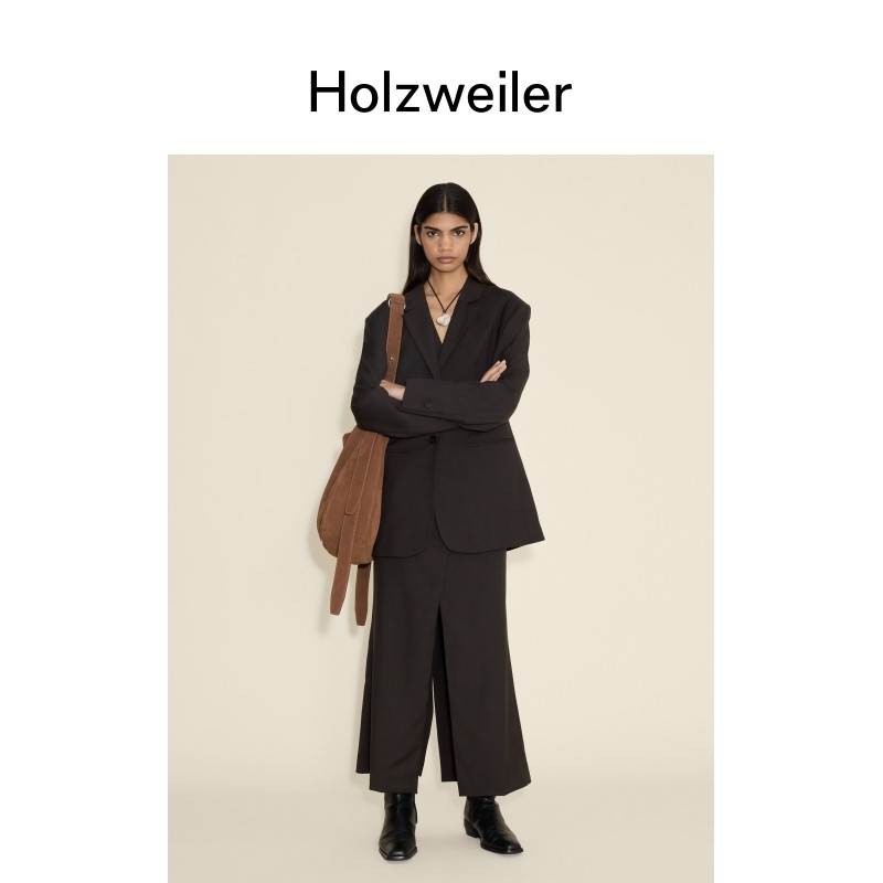 【新品发售】Holzweiler女士24秋冬新款Kiko羊毛西装外套