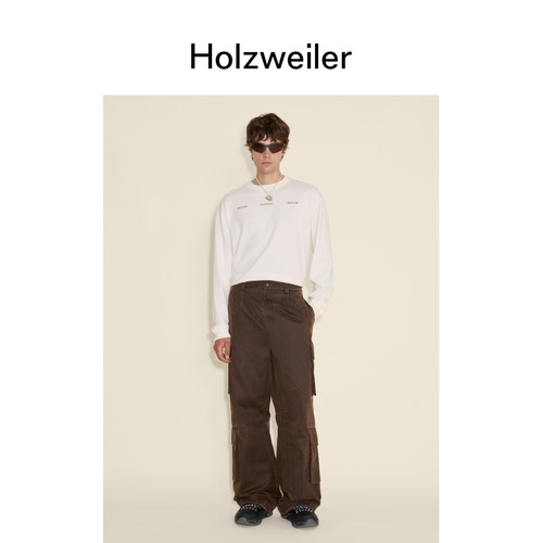 【明星同款】Holzweiler男士24秋冬新款Noid工装长裤