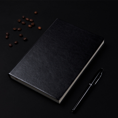 广博商务PU皮面记事本a5笔记本子