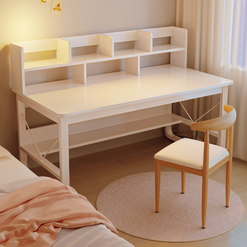 书桌书架一体家用卧室学生学习书桌办公桌电脑桌台式办公桌桌子,3C数码配件,USB多功能数码宝,淘宝优惠券,粉丝福利购,淘宝优惠卷