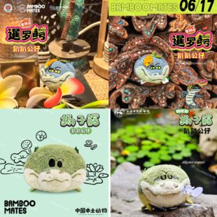 【鳄鱼】上海博物馆重庆动物园bamboomates联名暹罗鳄趴趴首发