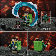 鬼灭之刃灶门炭治郎祢豆子我妻善逸炎柱继国缘一拼装积木人仔玩具