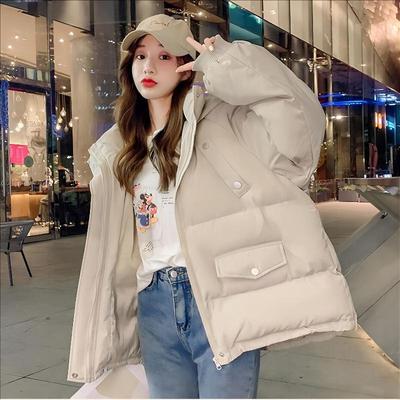 羽绒棉短款韩版宽松加厚棉服