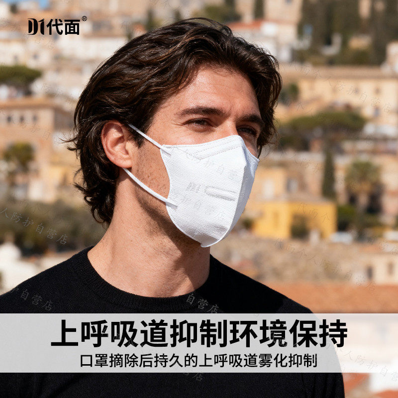 代面N99双防呼吸器国际版(雾化阻断机制)雾化抗病毒 防护口罩