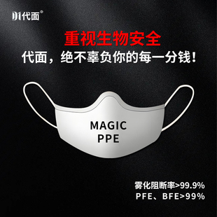 独立包装 代面N99高等级防御呼吸器国际版 爆珠雾化双防口罩