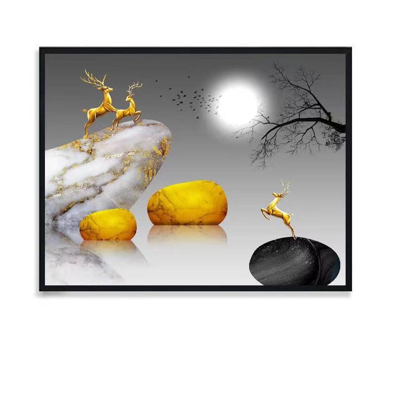 电表箱装饰画免打孔现代简约遮挡总开关电闸盒配电箱客厅餐厅挂画