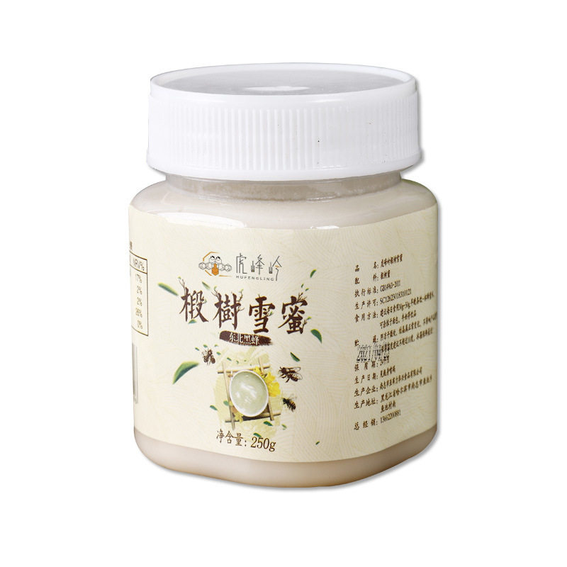虎峰岭黑蜂椴树蜜结晶蜜东北原产蜂蜜500g