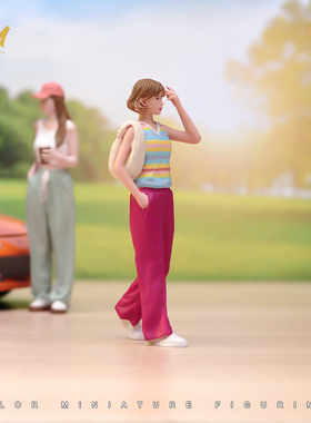 VM 1/18/24 多巴胺女孩 精涂 微缩场景模型搭配手工涂装小人偶