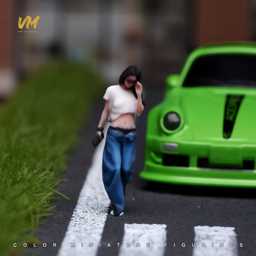 VM 1/64 美少女系列 5款可选 微缩场景模型搭配3D彩色打印小人偶