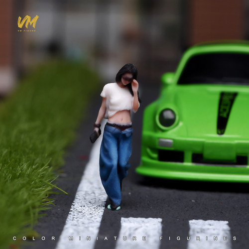 VM 1/64 美少女系列 5款可选 微缩场景模型搭配3D彩色打印小人偶